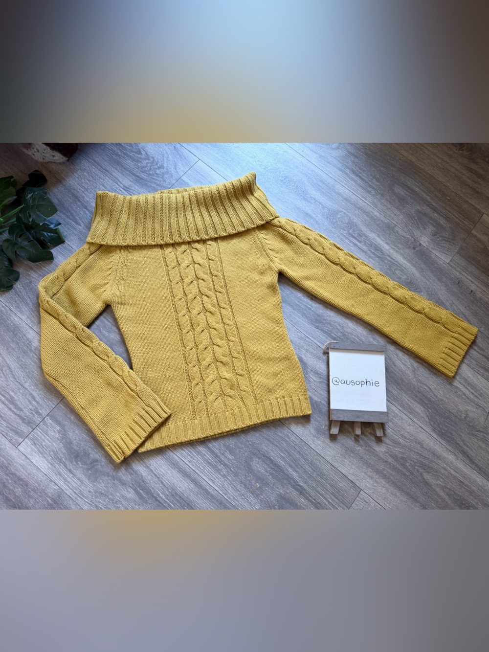 Vintage 90s Y2k Deadstock Ashley by 26 International Cable-Knit Sweater. Size L